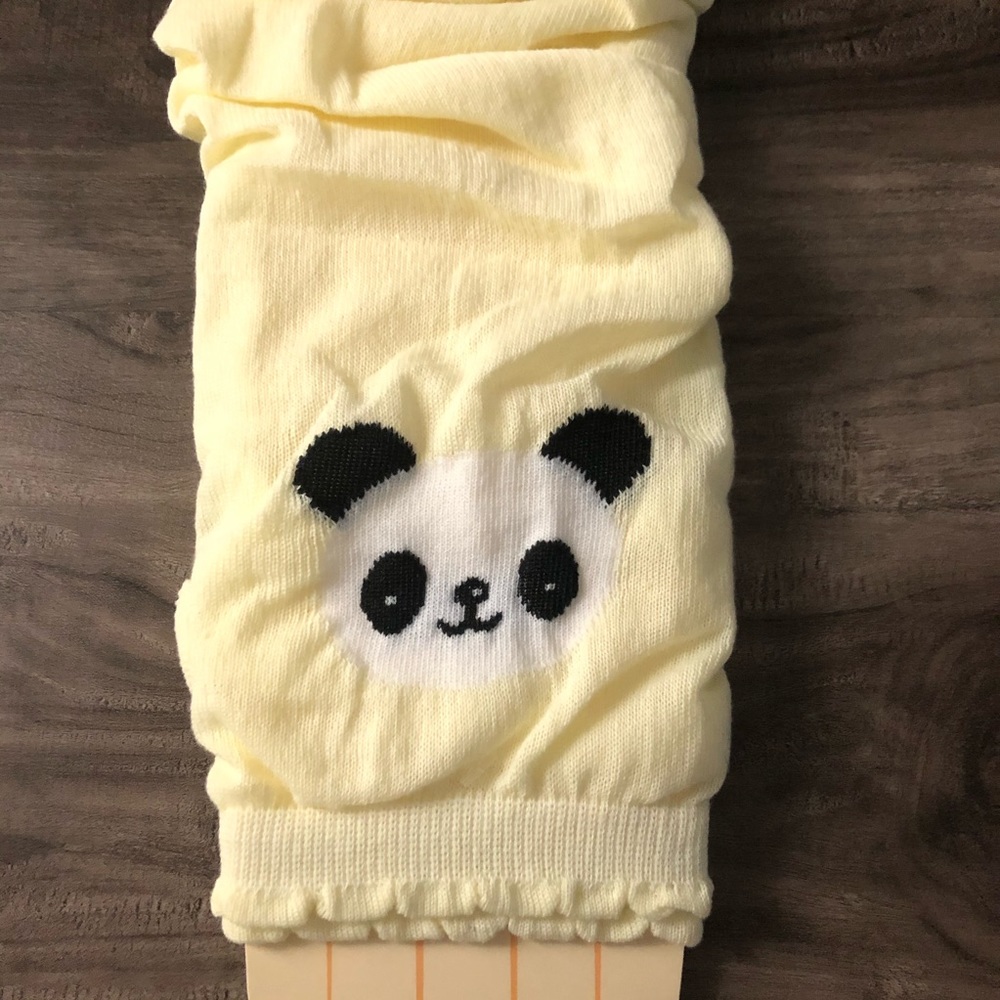 NWT Yellow Panda Arm Sleeve
